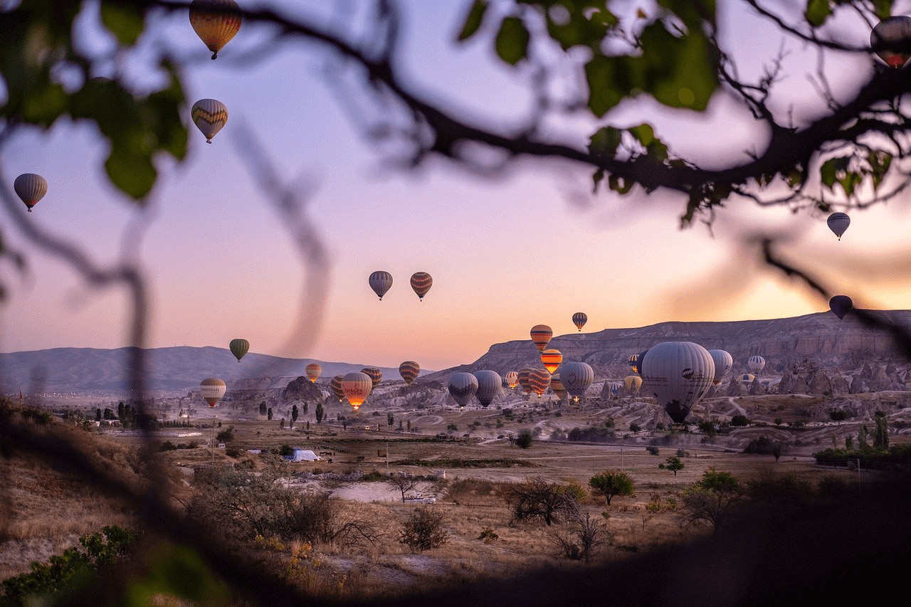 Cappadocia Hot Air Balloons Landscape
