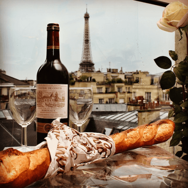 Luxury Wine Baguette Eiffel Tower Best Restaurants France