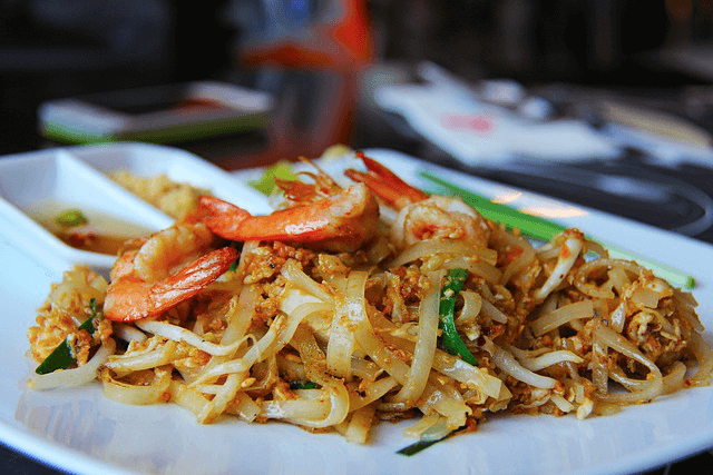 Pad Thai Street Food Bagkok Thailand
